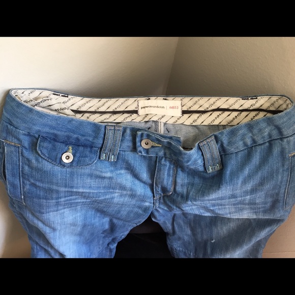 Paper-denim & cloth Jean Bermuda shorts size 32 - Picture 4 of 6